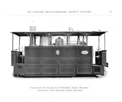 <b>Locomotive du Chemin de fer Bruxelles, Ixelles, Boendael</b>